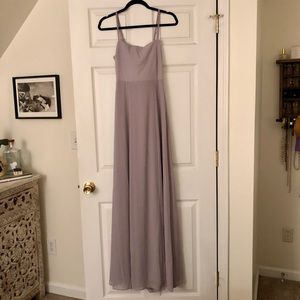 Dove Grey Show Me Your MuMu Bridesmaid Dress